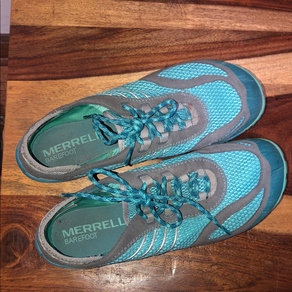 Merrell Pace Glove crystal Barefoot Trail Running Shoes Womens 8.5 J68792 Vibram